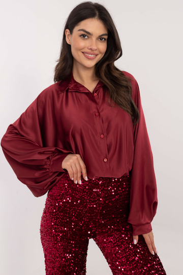 Košile-DHJ-KS-15257.53P-vínová