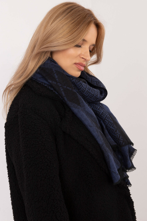 Šátek-AT-CH-12301.82P-černo-modrý