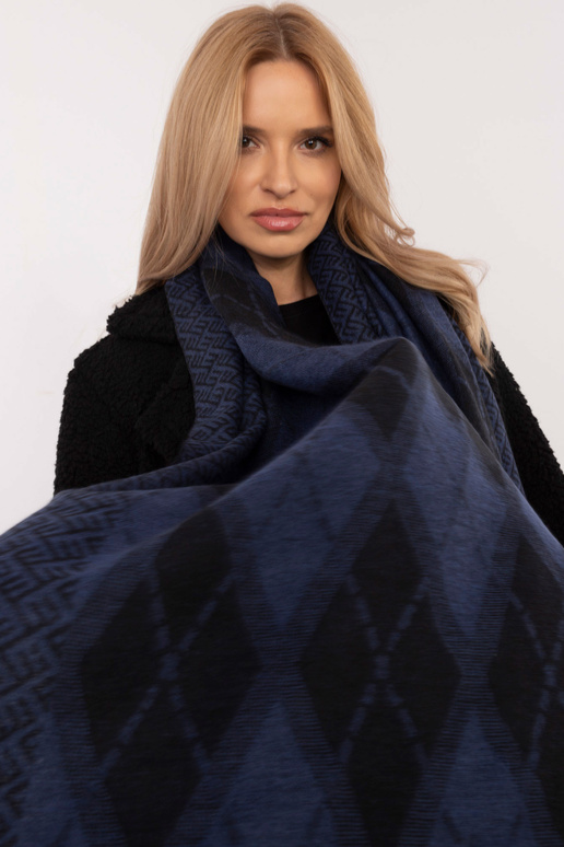 Šátek-AT-CH-12301.82P-černo-modrý