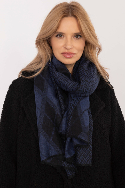 Šátek-AT-CH-12301.82P-černo-modrý