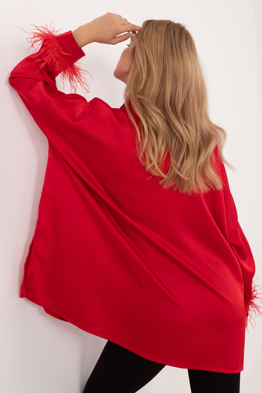 Košile-DHJ-KS-16879.37-červená