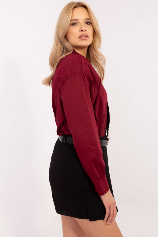 Košile-DHJ-KS-9213-1,77P-vínová