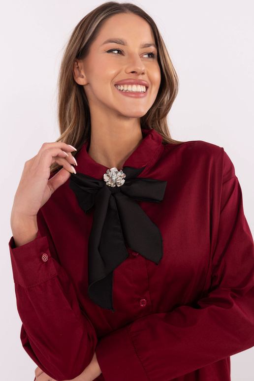 Košile-DHJ-KS-9236.92P-vínová