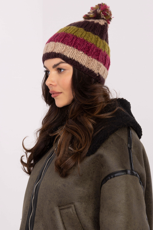 Čepice -AT-CZ-PH24.16X - tmavě béžová