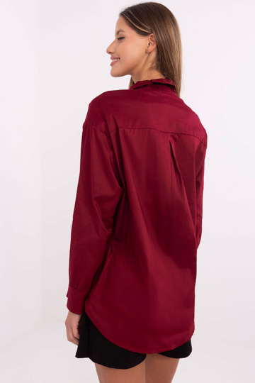 Košile-DHJ-KS-9213.86-vínová