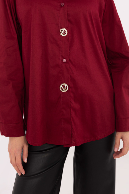 Košile-DHJ-KS-20132.04P-vínová