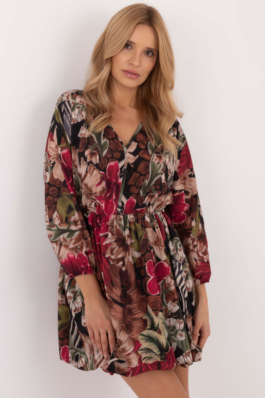 Šaty-DHJ-SK-19861-5,27-bordó