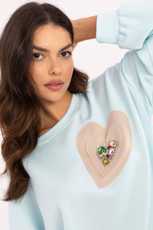 Mikina-DHJ-BL-20322.72-světle modrá