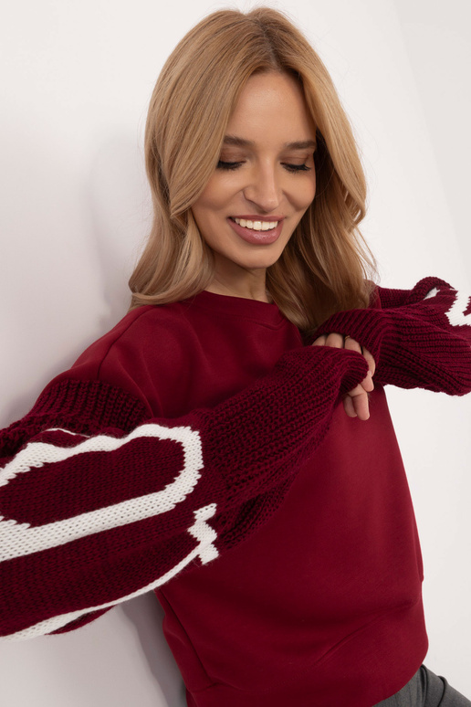 Mikina-MI-BL-M5975.26P-bordová