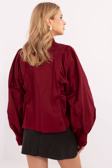 Košile-MI-KS-C233,70-vínová