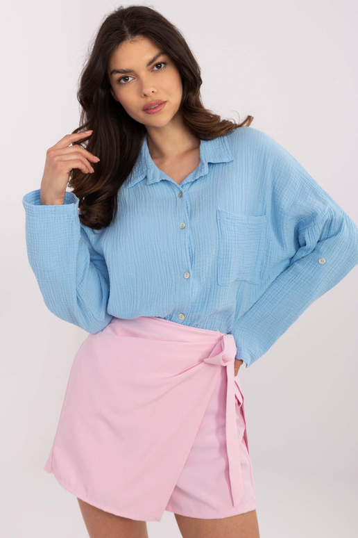Košile-MO-KS-9368,98-světle modrá
