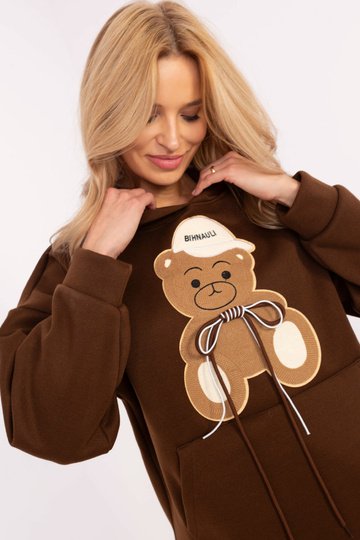 Mikina-DHJ-BL-A8695.65P-hnědá 2