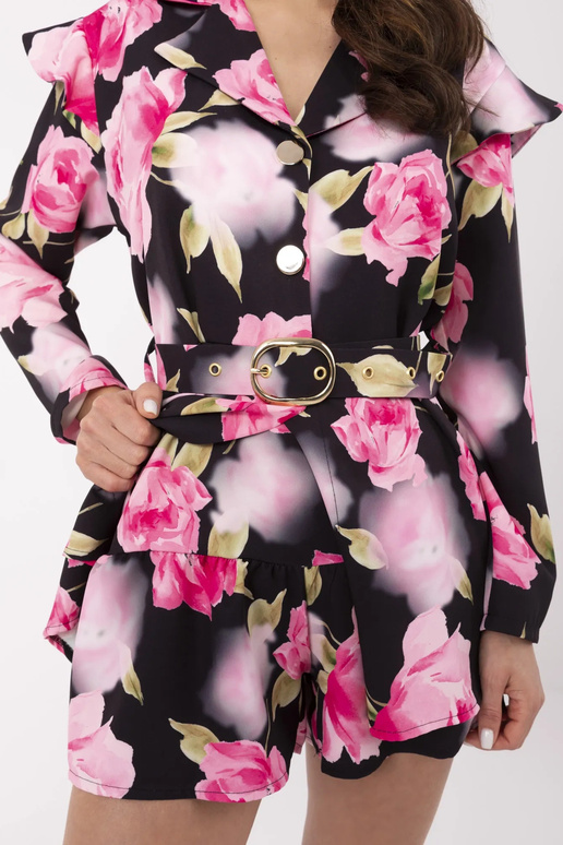 Kombinéza-DHJ-KO-20615-2,60-černo-růžová