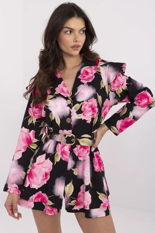 Kombinéza-DHJ-KO-20615-2,60-černo-růžová