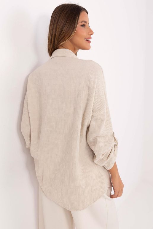 Košile-MO-KS-9368,98-béžová