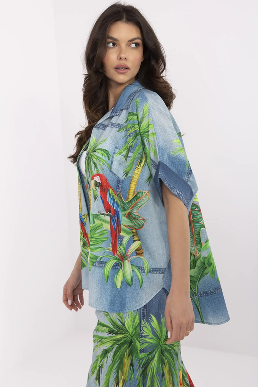 Košile-DHJ-KS-19007-4,90-modrá