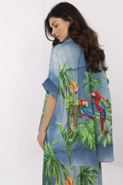 Košile-DHJ-KS-19007-4,90-modrá