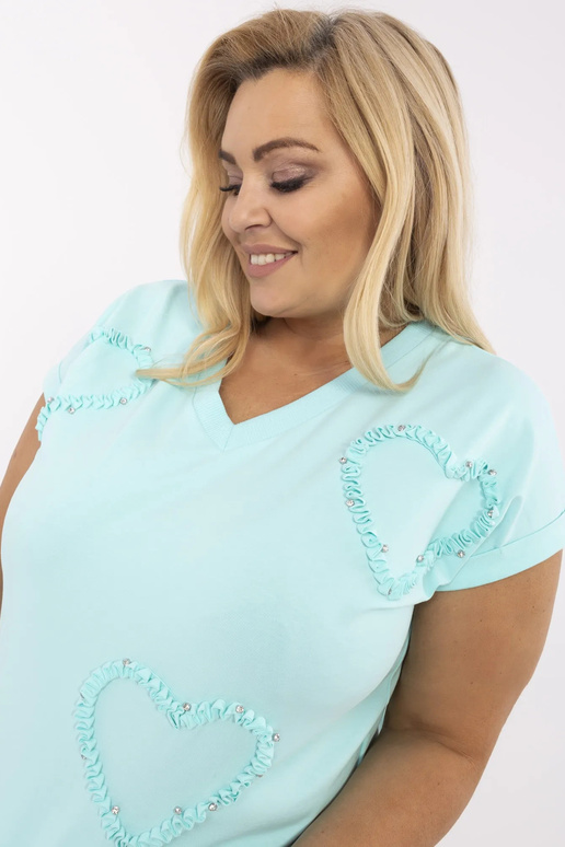 Halenka-RV-BZ-A542.12P-mátová Halenka-RV-BZ-A542.12P-mátová