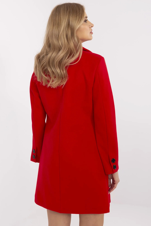 Kabát-TW-PL-BI-25533.18-červený