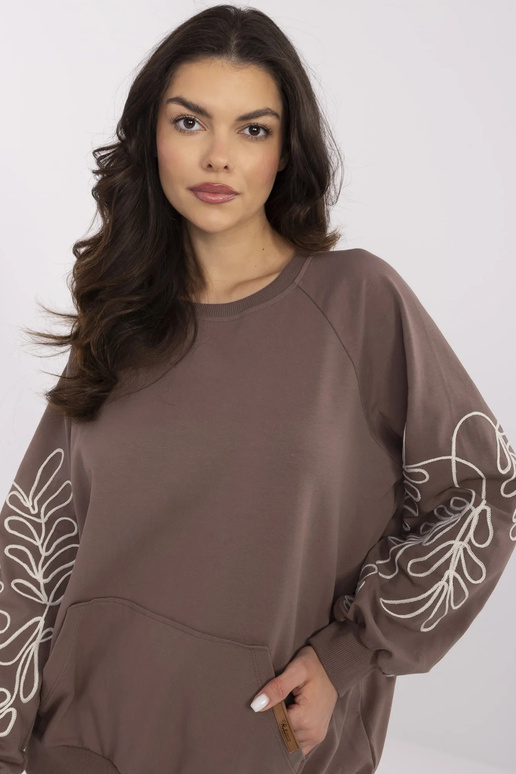 Mikina-RV-BL-9972.10X-tmavě hnědá