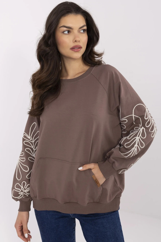 Mikina-RV-BL-9972.10X-tmavě hnědá