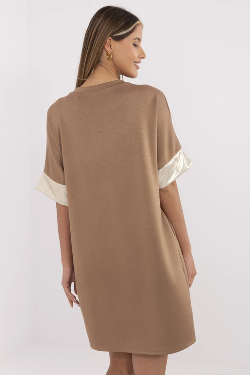 Šaty-MI-SK-A6192.52-světle hnědé