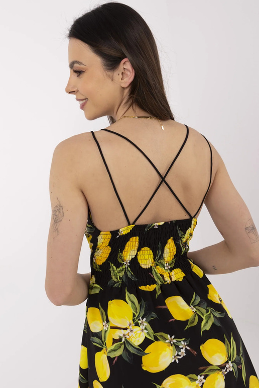 Šaty-MI-SK-22099.76-černo-žluté Šaty-MI-SK-22099.76-černo-žluté