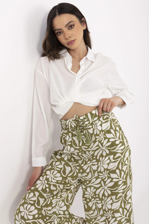 Kalhoty-D73771M62237H-olivové