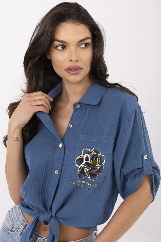 Košile-DHJ-KS-8595-1,66-tmavě modrá