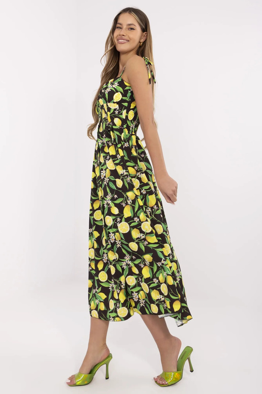 Šaty-MI-SK-23817.40-černo-žluté Šaty-MI-SK-23817.40-černo-žluté
