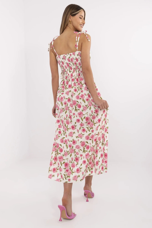 Šaty-MI-SK-23817-3.96-ecru Šaty-MI-SK-23817-3.96-ecru