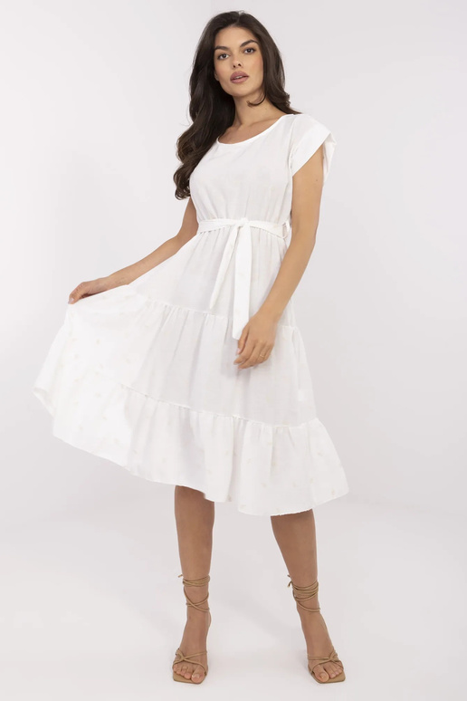 Šaty-DHJ-SK-13583.18-ecru Šaty-DHJ-SK-13583.18-ecru