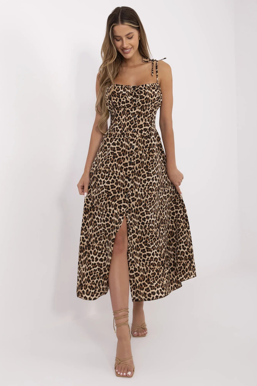 Šaty-MI-SK-23817-8.80-černo-béžové Šaty-MI-SK-23817-8.80-černo-béžové