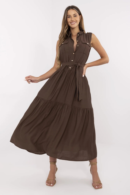 Šaty-MI-SK-A5032.70P-hnědé