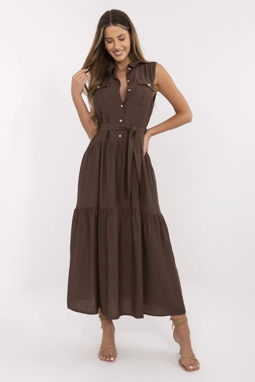 Šaty-MI-SK-A5032.70P-hnědé