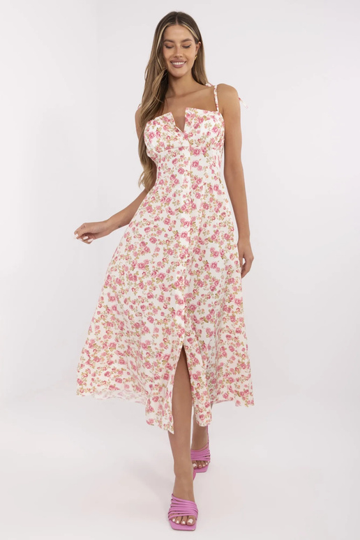 Šaty-MI-SK-23817-2.00-ecru Šaty-MI-SK-23817-2.00-ecru