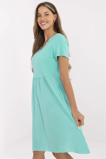 Šaty-DHJ-SK-25370,85-tyrkysové