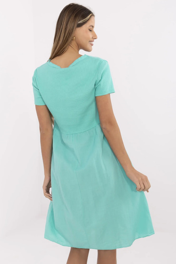 Šaty-DHJ-SK-25370,85-tyrkysové 2