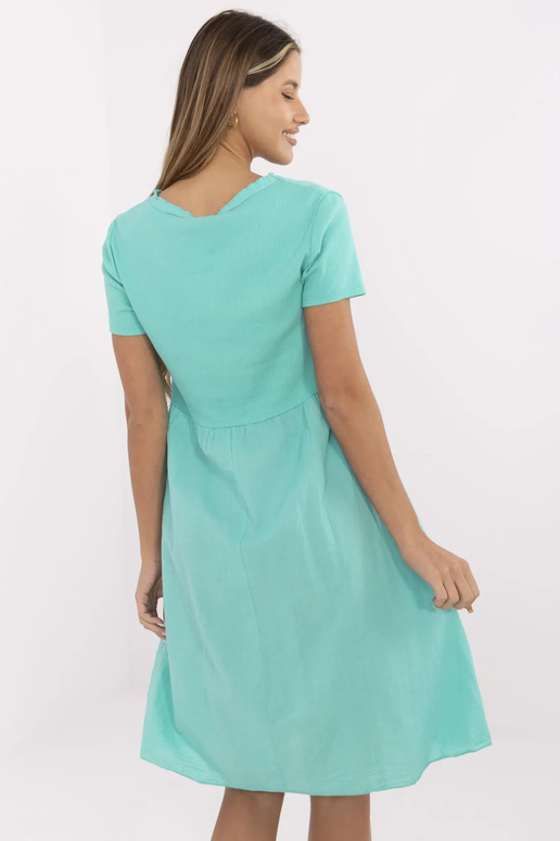 Šaty-DHJ-SK-25370,85-tyrkysové Šaty-DHJ-SK-25370,85-tyrkysové
