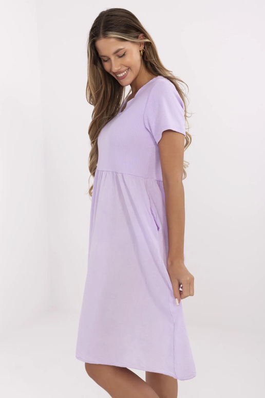 Šaty-DHJ-SK-25370.85-světle fialové Šaty-DHJ-SK-25370.85-světle fialové