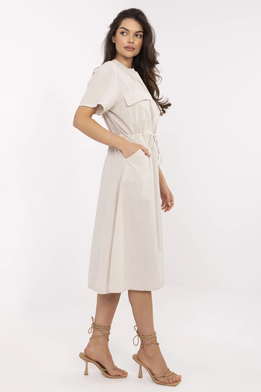 Šaty-MI-SK-109898.68-béžové Šaty-MI-SK-109898.68-béžové