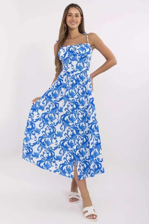 Šaty-MI-SK-23817-9.81-bílo-modré Šaty-MI-SK-23817-9.81-bílo-modré