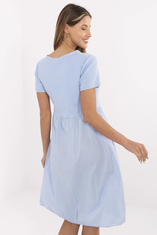 Šaty-DHJ-SK-25370,85-světle modré Šaty-DHJ-SK-25370,85-světle modré