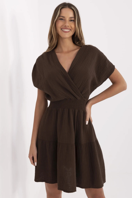 Šaty-MI-SK-92160.00-tmavě hnědé