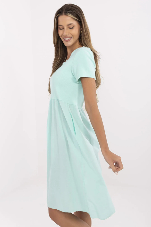 Šaty-DHJ-SK-25370.85-mintová Šaty-DHJ-SK-25370.85-mintová