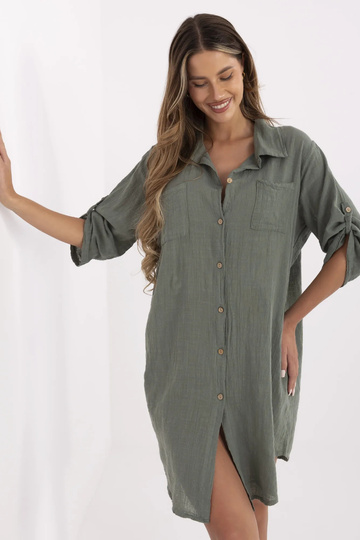 Šaty-TW-SK-BI-22263.00-khaki 2