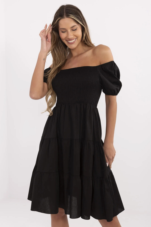 Šaty-MI-SK-A2561.89-černé Šaty-MI-SK-A2561.89-černé