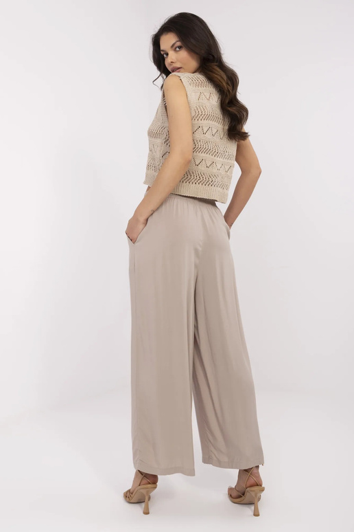 Kalhoty-D73761M62237B-tmavě béžové