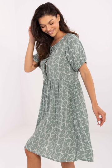 Pistáciové šaty 2