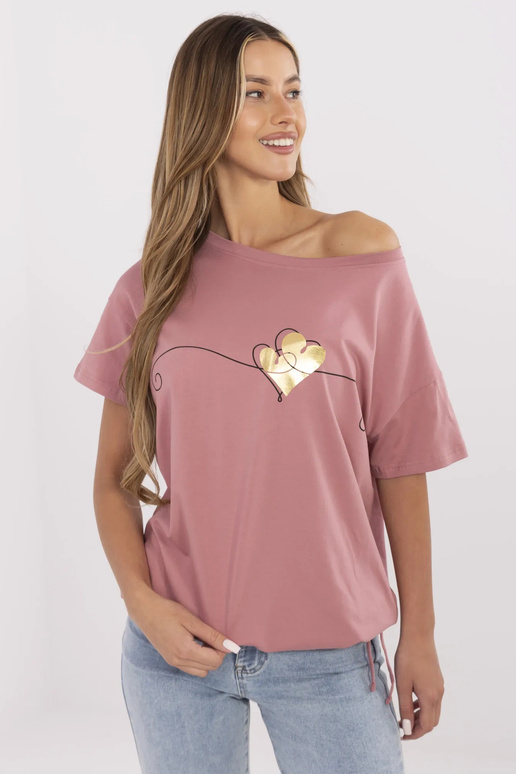 Tričko-CLM-TS-1017.03-tmavě růžové